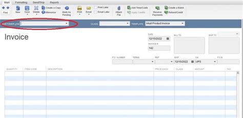 how to create invoice in quickbooks
