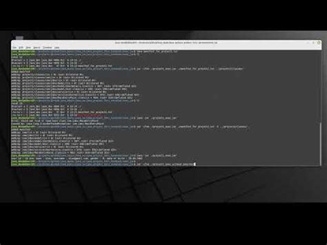 how to create jar file in linux