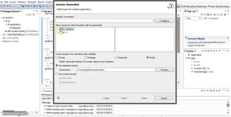 how to create javadoc in eclipse