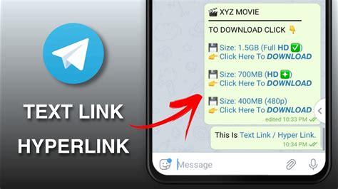 how to create link in telegram