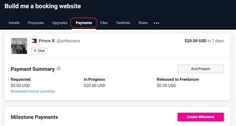 how to create milestone in freelancer