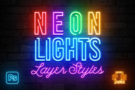 how to create neon lights in photoshop