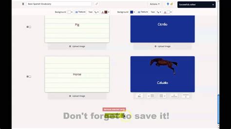 how to create online flashcards