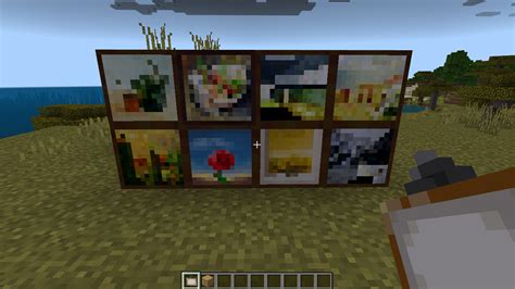 how to create paintings in minecraft