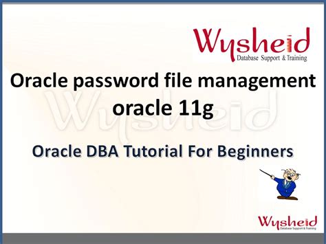 how to create password file in oracle