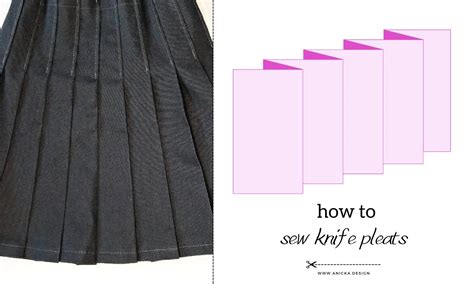 how to create pleats in fabric