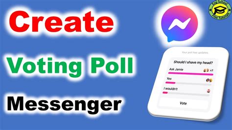 how to create poll in messenger group