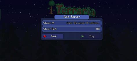 how to create server in terraria