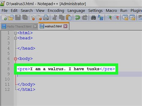 how to create spaces in html