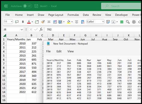 how to create text file from excel