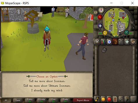 how to create neat as a pin moparscape server