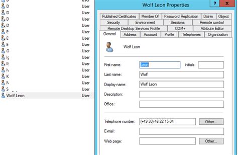 how to create user in ad