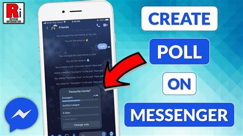 how to create vote in messenger