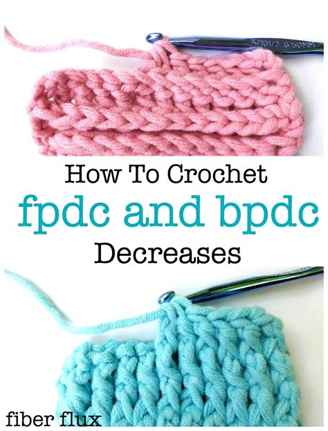 how to crochet fpdc and bpdc