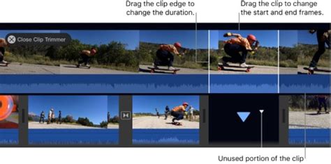 how to cut frames in imovie