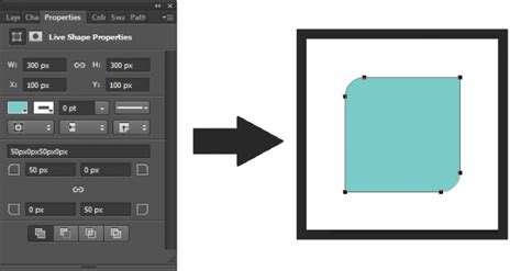 how to cut off corners in photoshop