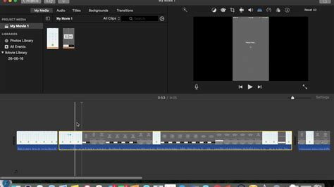 how to cut out in imovie