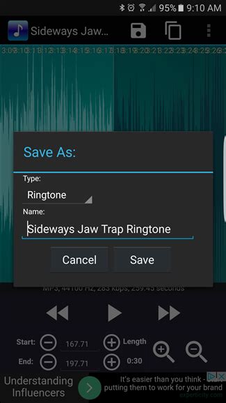 how to cut ringtone in android