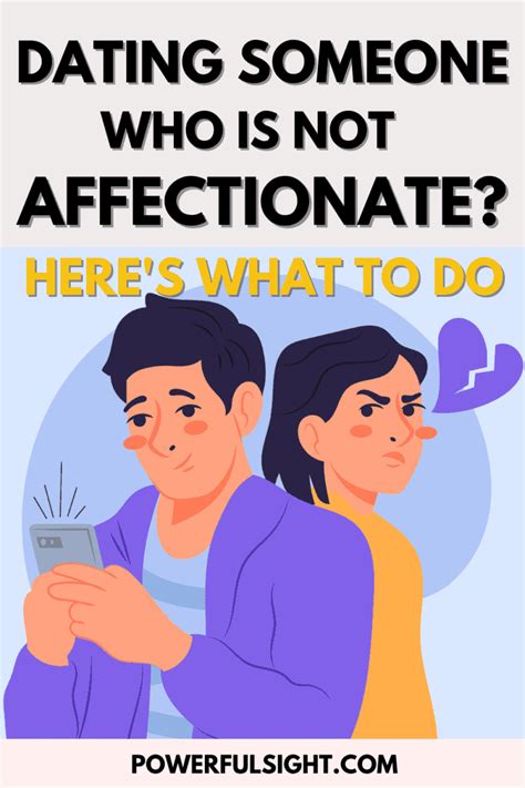how to date a non affectionate person