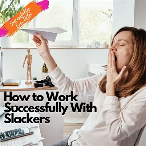 how to deal with slackers at work