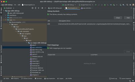 how to debug app in android studio