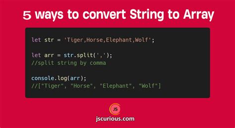 how to declare string array in javascript