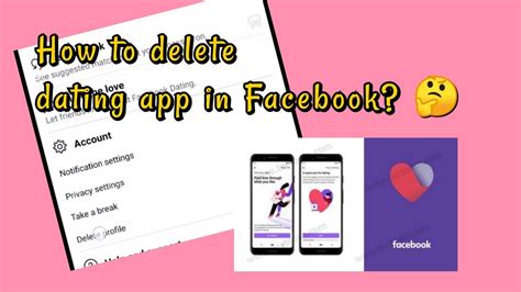 how to delete a dating app