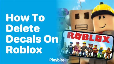 How To Delete A Decal On Roblox