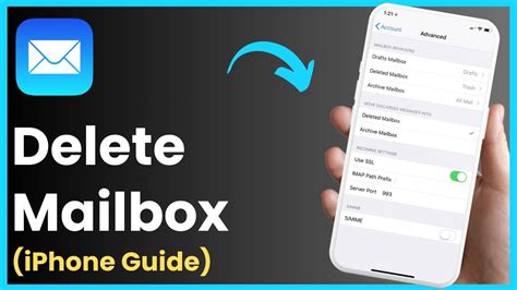 how to delete a mailbox in iphone