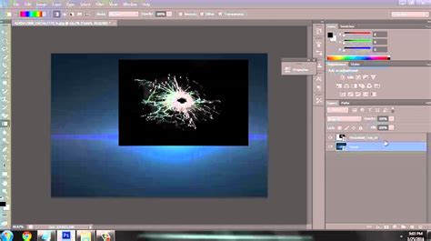 how to delete black background in photoshop