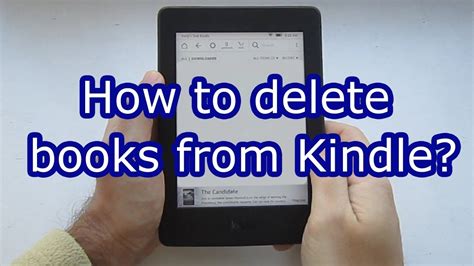how to delete books from kindle a step by step in