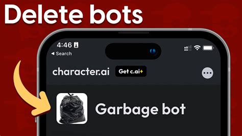 how to delete characters in character ai image 1