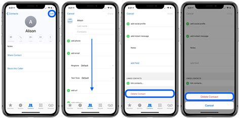 how to delete contact from phone memory