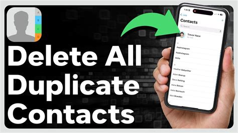 how to delete duplicate numbers in iphone