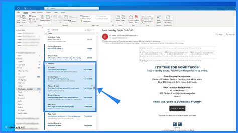 how to delete emails in outlook