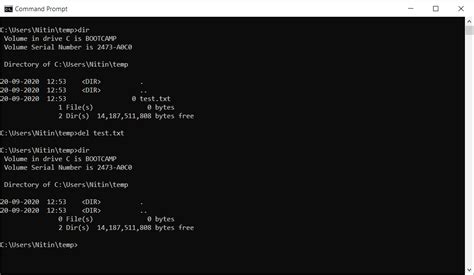 how to delete folders in cmd