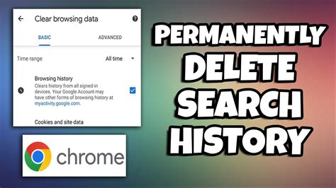 how to delete history in chrome permanently
