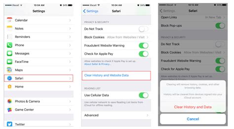how to delete history in iphone x