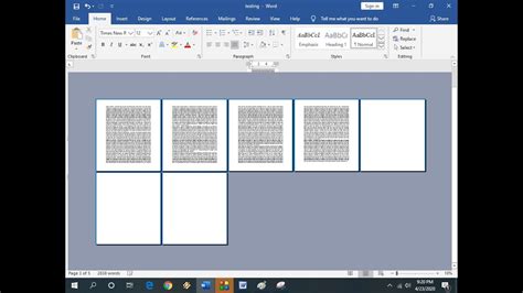 how to delete last page in word