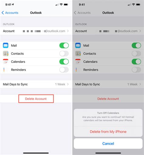 how to delete mail iphone