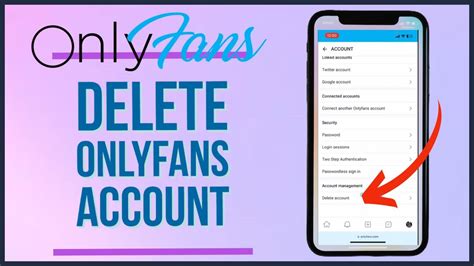 how to delete onlyfans