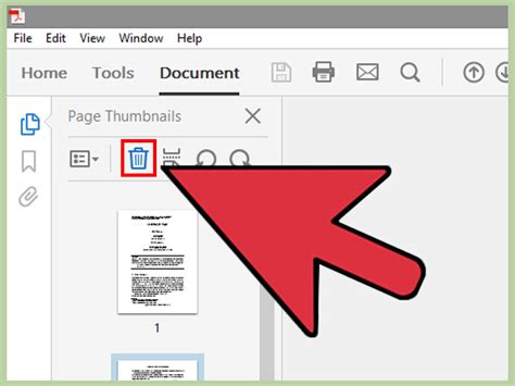 how to delete some pdf pages