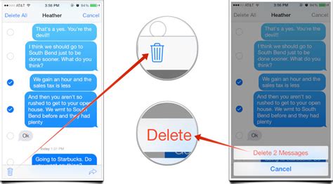how to delete text messages on someone elses phone iphone