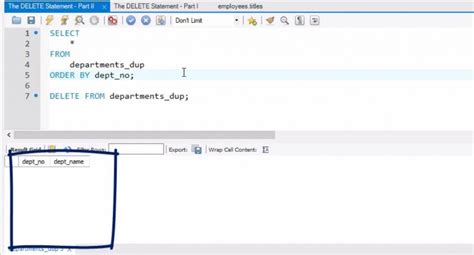 how to delete whole table in sql