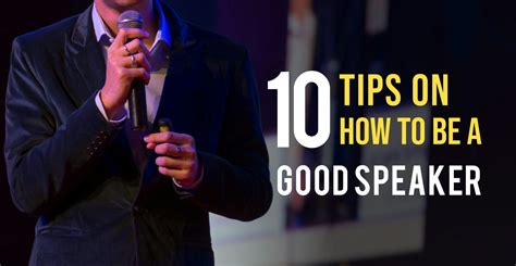 how to describe a good speaker