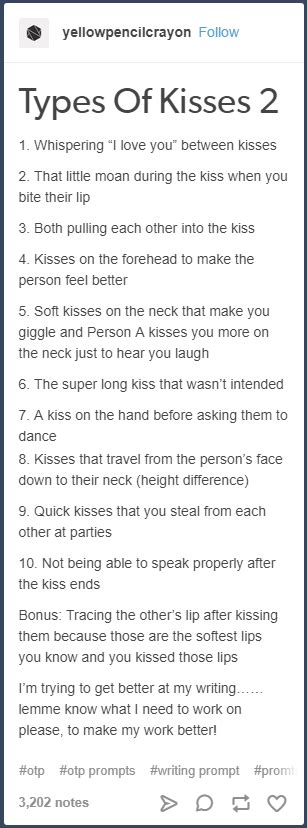 how to describe kissing neck in writing practice