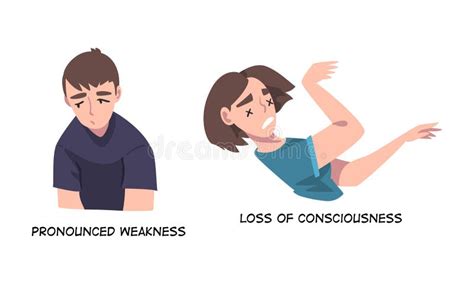 how to describe someone losing consciousness without giving