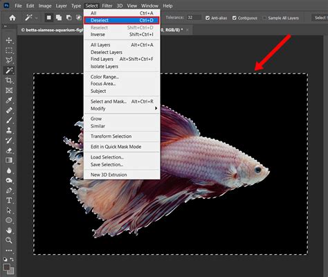 how to deselect a layer in photoshop