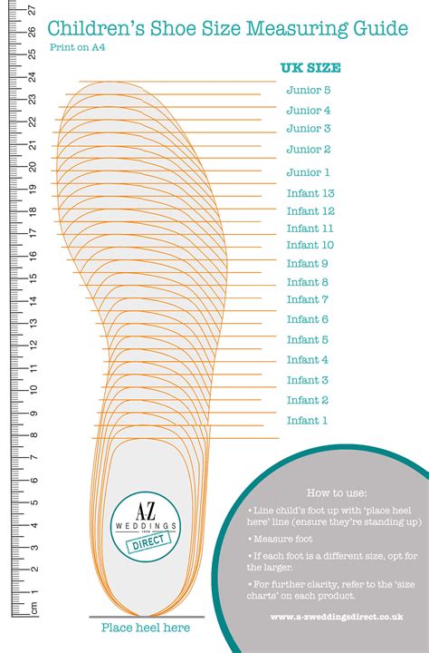 how to determine childrens shoe sizes for men