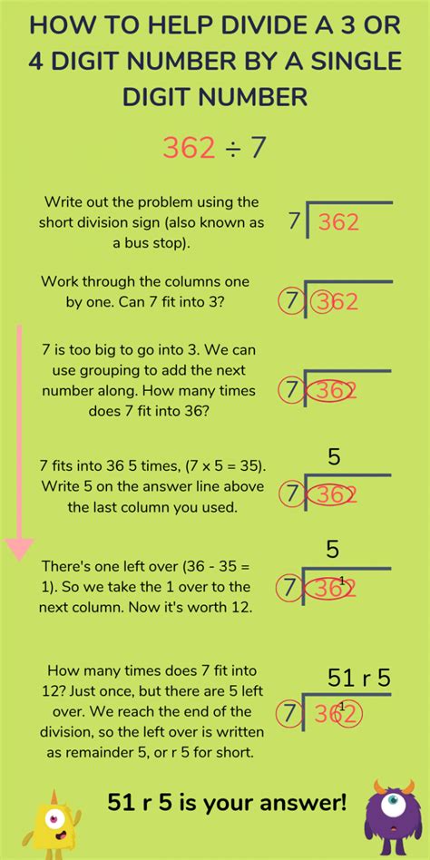 How To Divide By One Digit Numbers Study Dividing By One Digit Numbers - Dividing By One Digit Numbers
